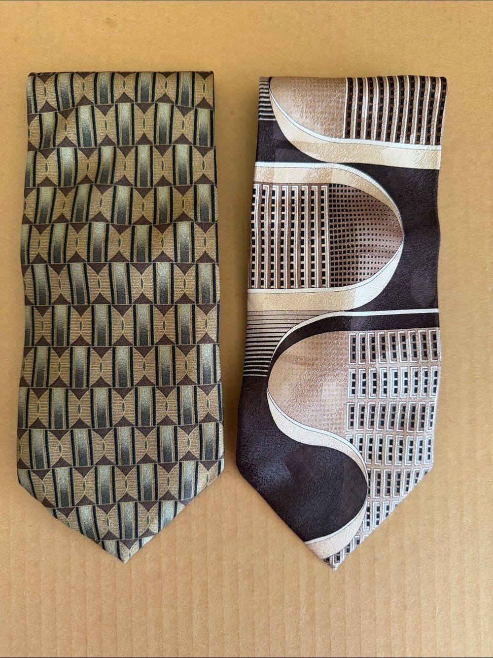 PIERRE BALMAIN 2 Vintage Men’s Luxury Designer Silk Neckties